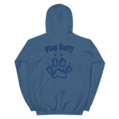 Various Colored Hoodies with Multiple Blue Logos