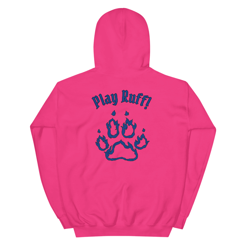 Various Colored Hoodies with Multiple Blue Logos