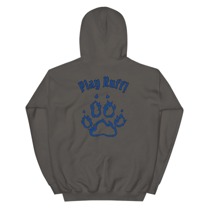 Various Colored Hoodies with Multiple Blue Logos