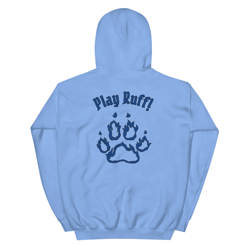 Various Colored Hoodies with Multiple Blue Logos