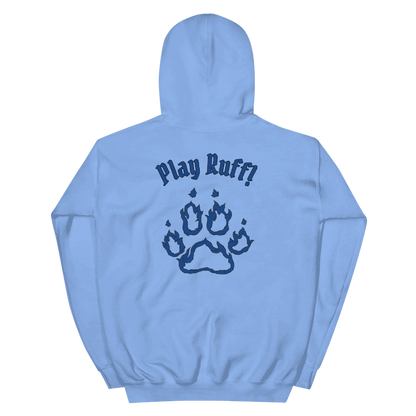 Various Colored Hoodies with Multiple Blue Logos