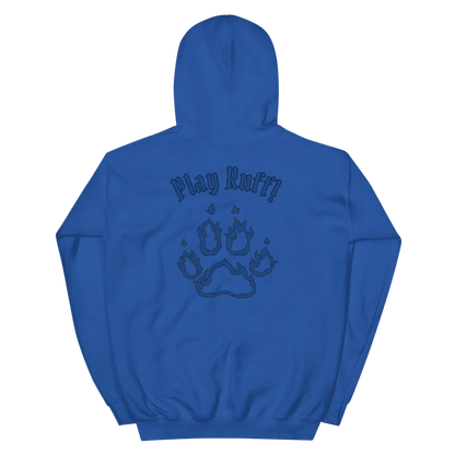 Various Colored Hoodies with Multiple Blue Logos