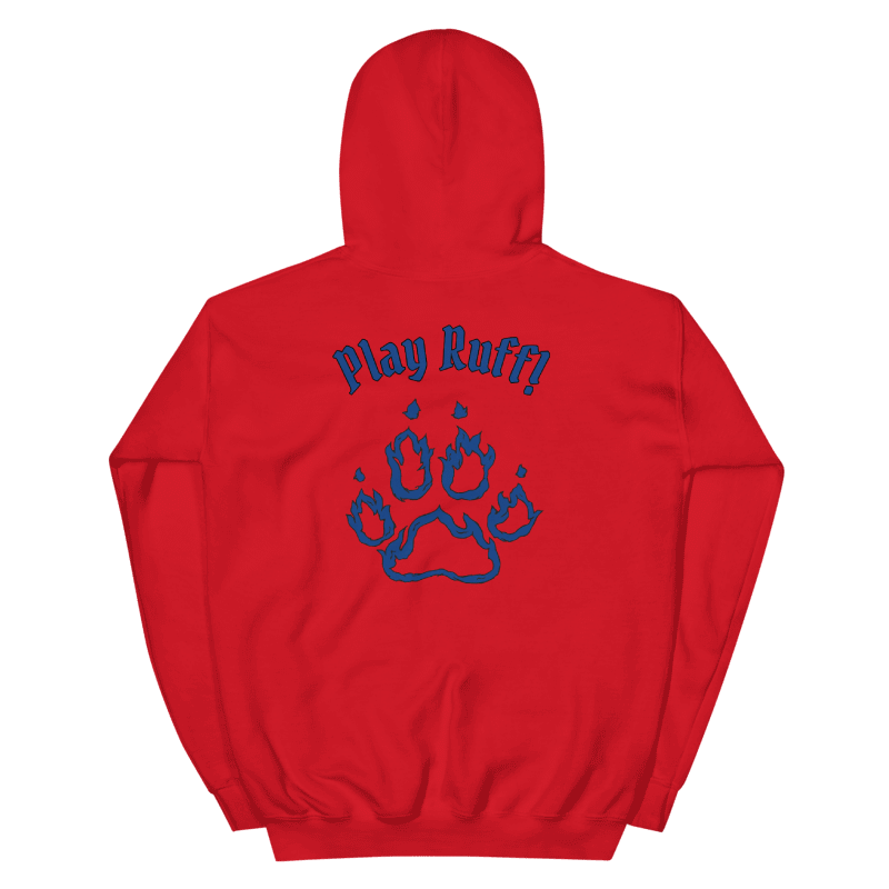 Various Colored Hoodies with Multiple Blue Logos