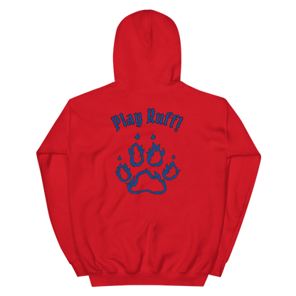 Various Colored Hoodies with Multiple Blue Logos