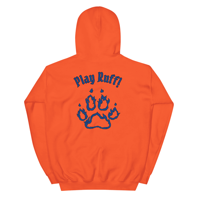 Various Colored Hoodies with Multiple Blue Logos