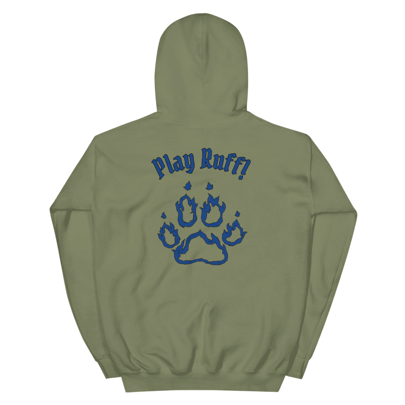 Various Colored Hoodies with Multiple Blue Logos