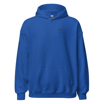Various Colored Hoodies with Multiple Blue Logos